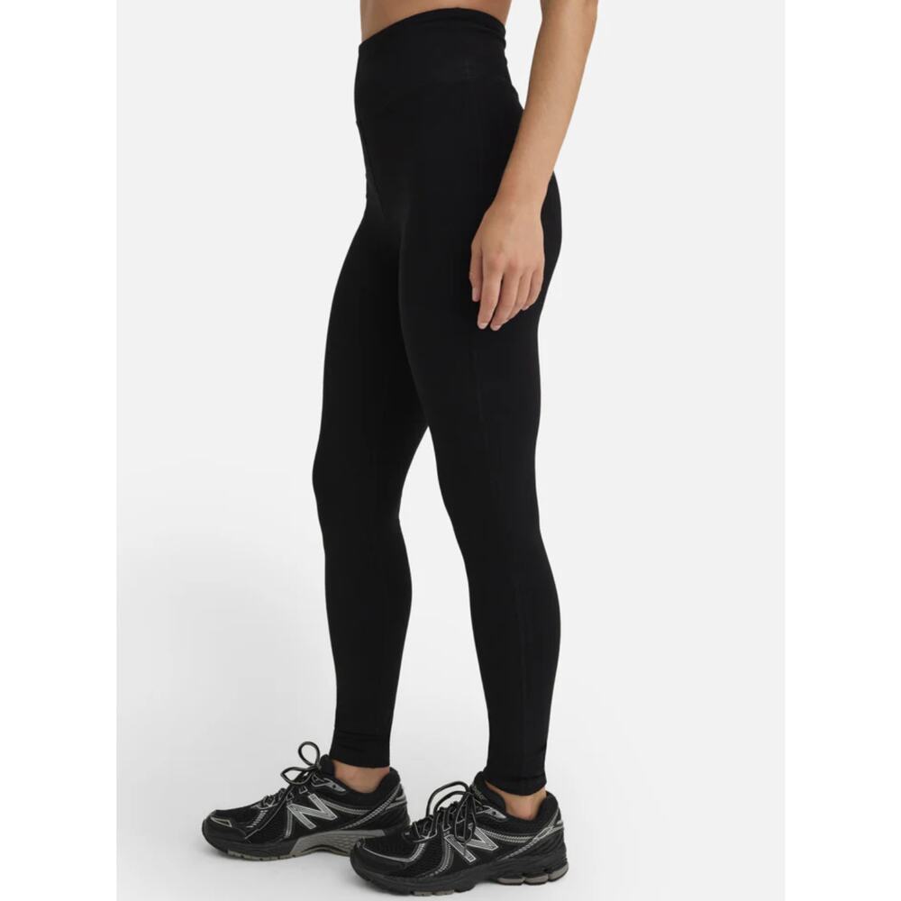 MATE the Label Organic Stretch Full Length Legging Black Small Cotton Workout - Picture 3 of 7
